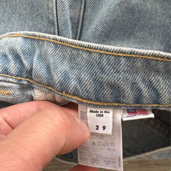 Vintage American Apparel High-Waisted Denim Shorts – Size 29 - Picture 3 of 6